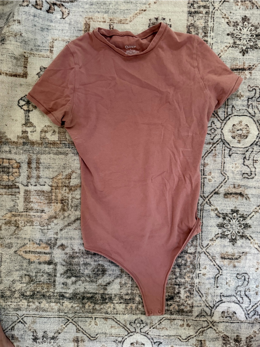 Quince bodysuit in Mauve Pink